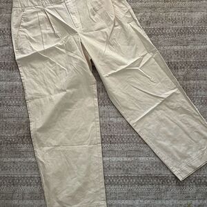 A New Day Size 17 straight Leg Ivory Pants NWT